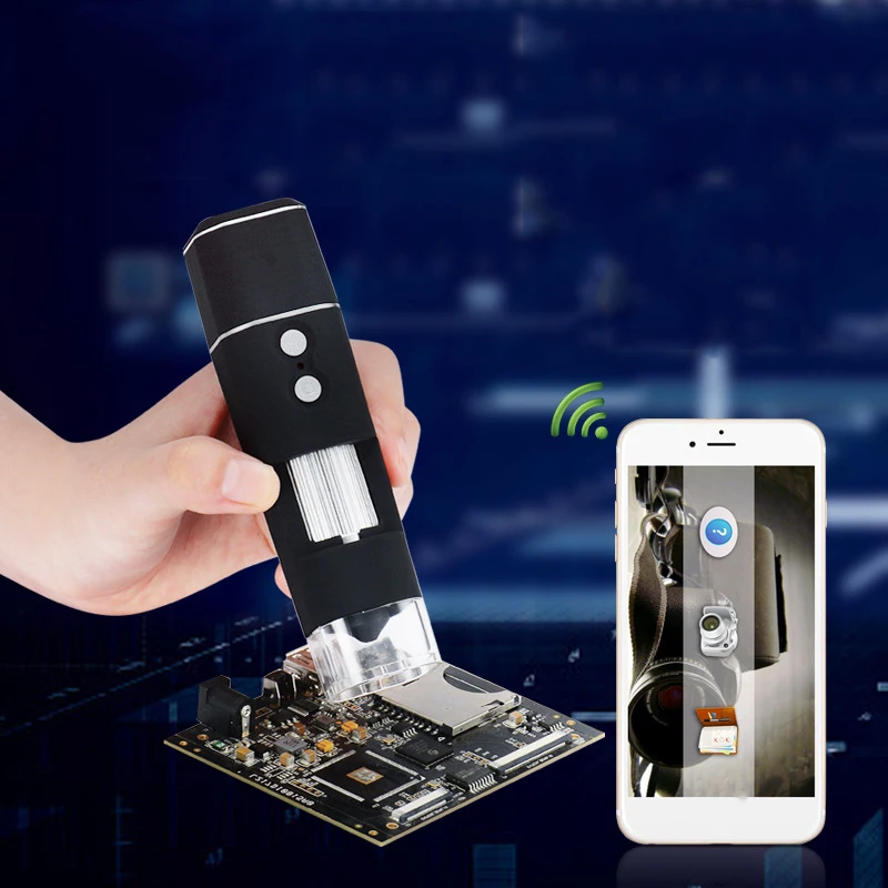 Прочный цифровой микроскоп с Wi-Fi светодиодный 2MP беспроводной HD электронный 1000X