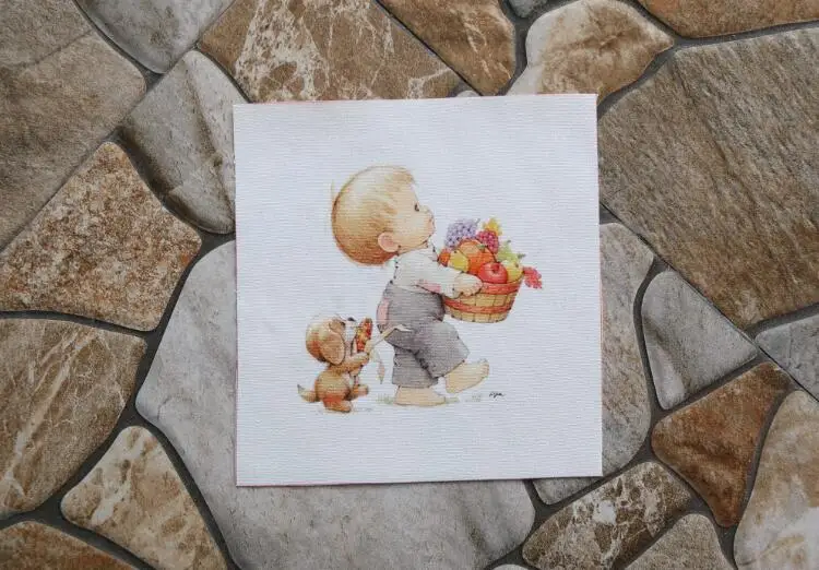 Scoiry 15*15 см хлопковое льняное стеганое одеяло с принтом для рукоделия шитье пэчворк домашний текстиль Декор Ангел Дизайн для скрапбукинга SL-109