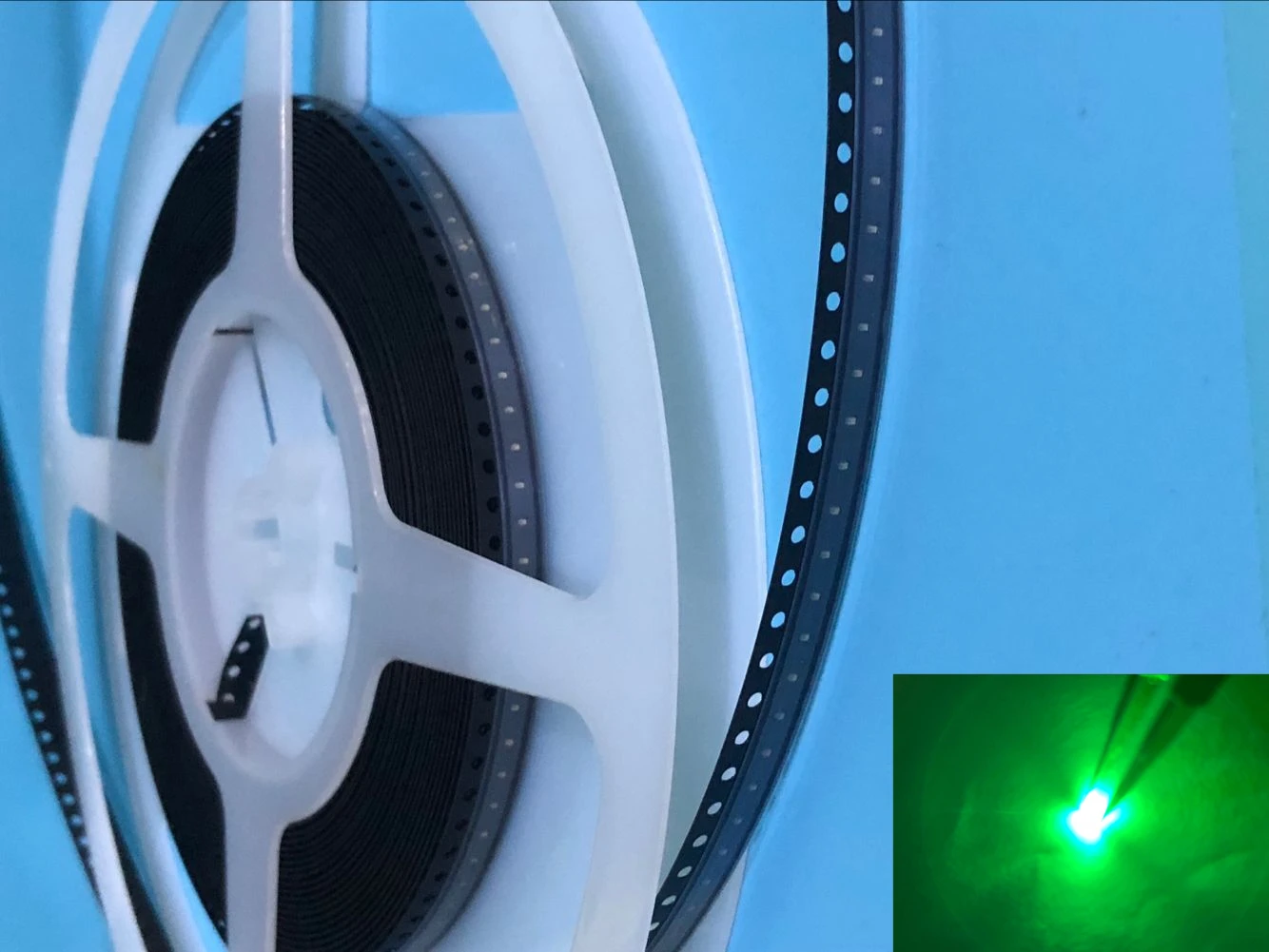 200 шт. 0402 1005 SMD светодиодный чип зеленая поверхность для крепления светодиодные