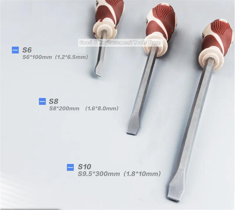 LIJIAN может ударить сильные магнитные отвертки S6/S8/S10/PH2/PH3/PH4 прецизионные отвертки ремонтные инструменты для дома промышленные, машины