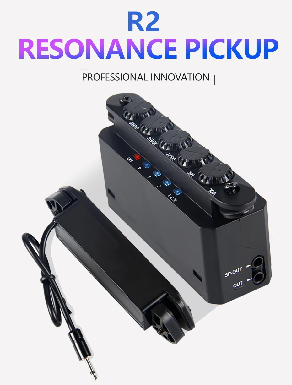 Skysonic R2 резонансный звукосниматель для гитары аксессуары для гитары