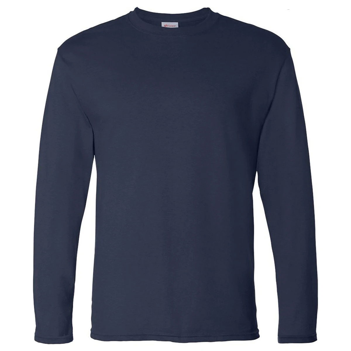 Футболка мужская белая черная серая синяя красная однотонная с длинным рукавом