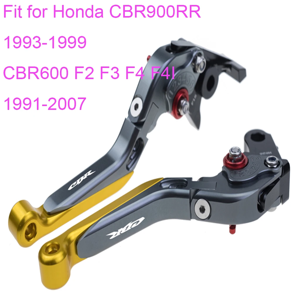 

KODASKIN Folding Extendable Brake Clutch Levers for Honda CBR900RR 1993-1999 CBR600 F2 F3 F4 F4I 1991-2007