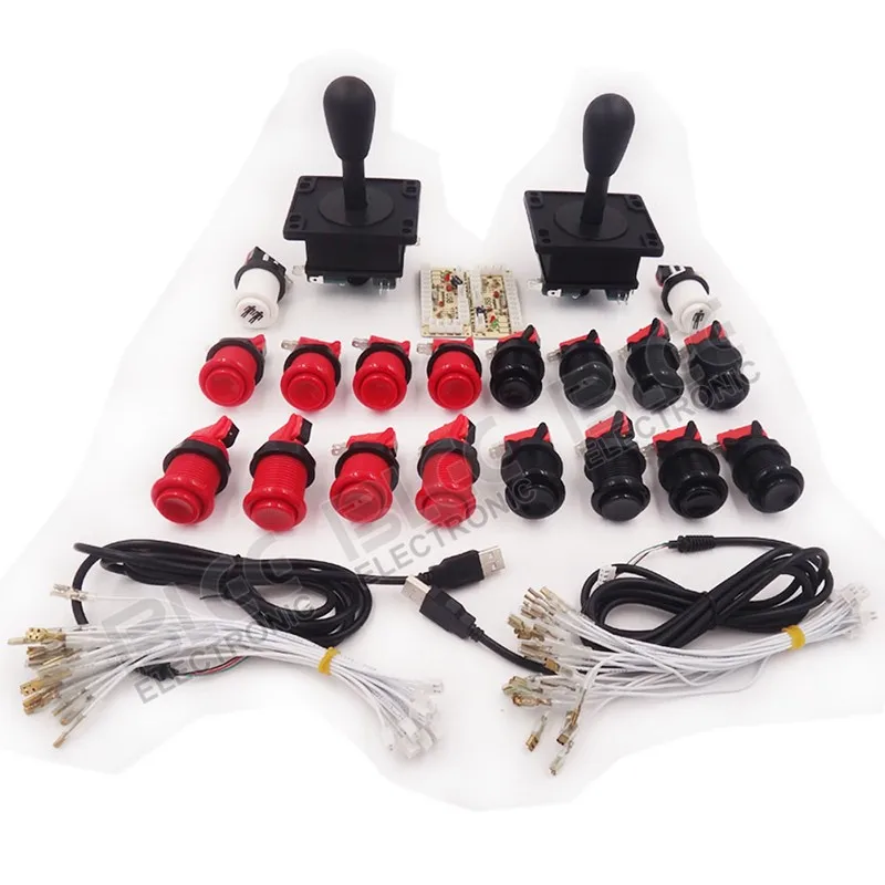 BLEE аркадная игра DIY kit для USB нулевой задержкой энкодера 8 способ классический аркада джойстик в американском стиле и кнопка