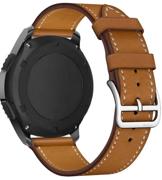 22 мм часы группа huami amazfit bip для samsung Шестерни S3 s2 sport Classic Frontier galaxy Watch 42 46 кожаный