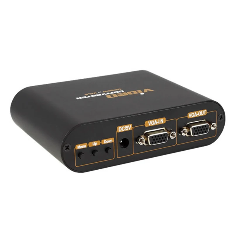 Качественный YPbPr 5RCA компонентный в VGA монитор Видео Аудио конвертер для PS3 PS2 Xbo 360