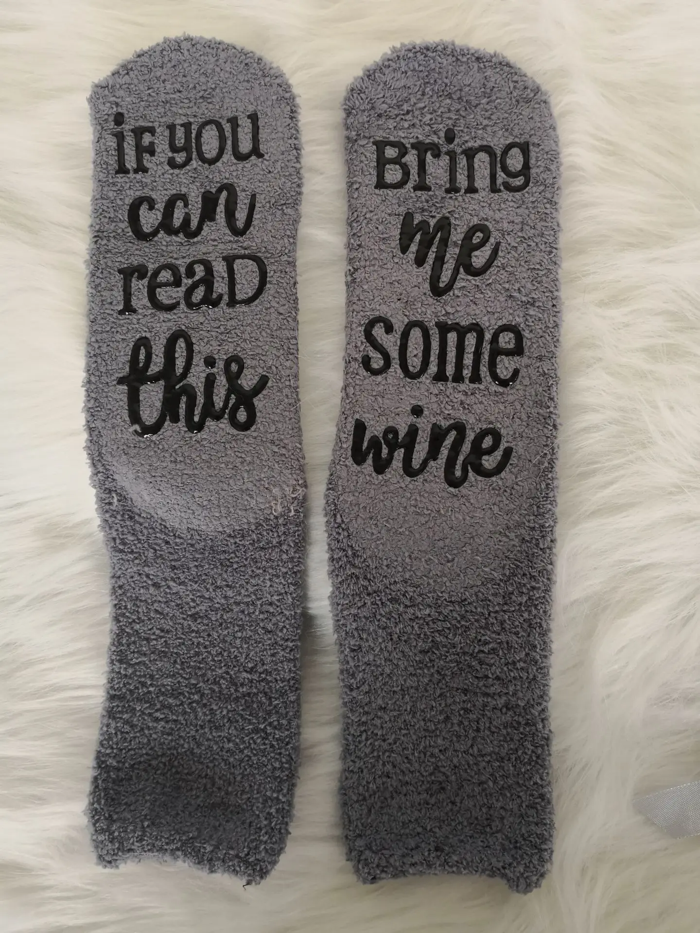 Если вы можете прочесть это, Bring Me Wine/Подарочная коробка для кофе, носки для женщин, Осень-зима, теплые плотные носки для девушек, теплые носки