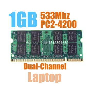 MLLSE Новый Запечатанный SODIMM DDR2 533 МГц 1 ГБ PC2 4300 память для ноутбука RAM хорошее