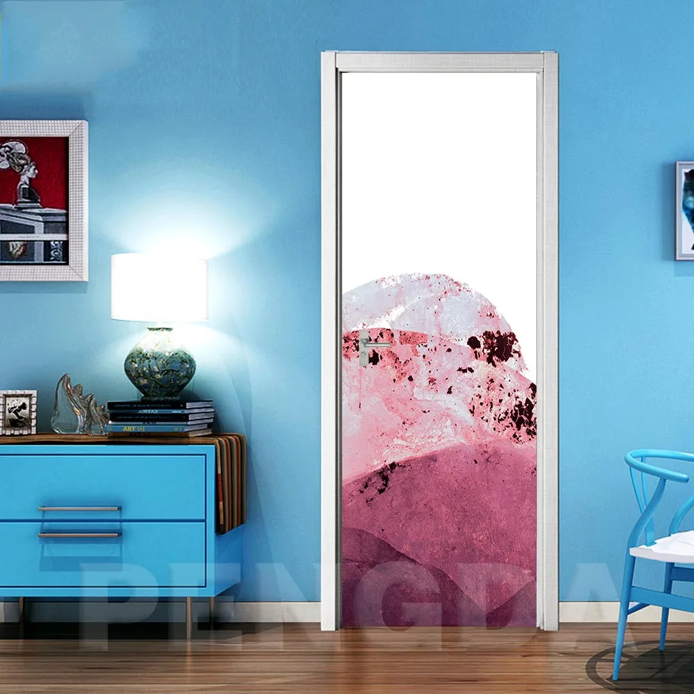 Door XRN1464-05 DIY Фреска водонепроницаемые обои самоклеющиеся водные двери стикер холст печать картина ремонт новая Спальня украшение дома - Цвет: Door XRN1464-05