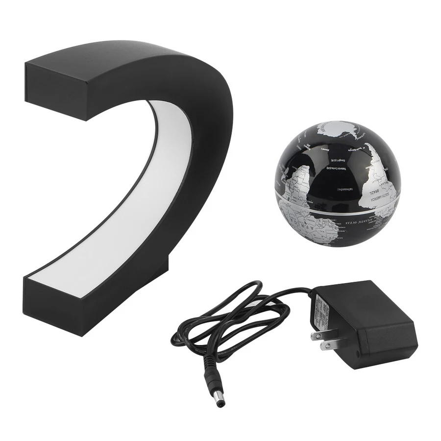 Электронная Магнитная левитационная плавающая глобуса 4 дюйма в форме с карта