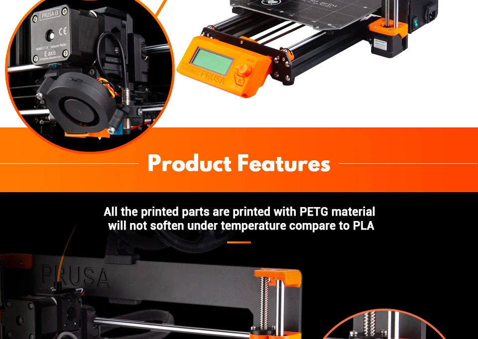 Trianglelab клонировано Prusa I3 MK3S полный комплект(исключите Einsy-Рэмбо доска) 3D DIY принтер MK2.5/MK3/MK3S