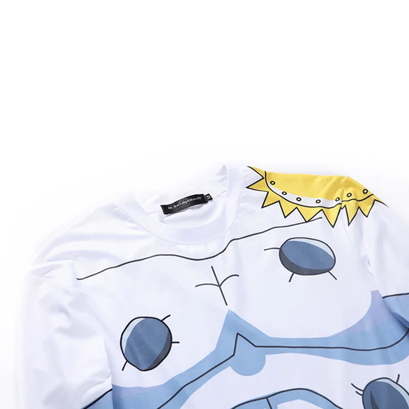 Новинка мужская белая футболка с мультипликационным принтом DIGIMON Crest of Angemon