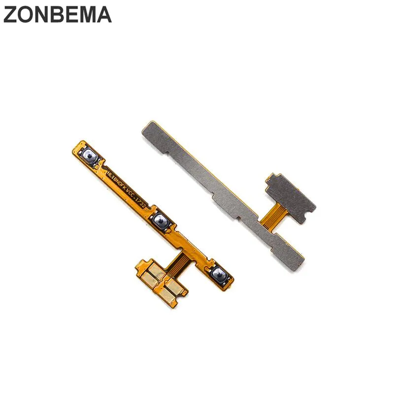 ZONBEMA Original New Power Volume Side Key Switch on off Ribbon Flex Cable For Huawei Enjoy 7S P9 Nova 3 P20 Pro 7X G9 Lite | Мобильные