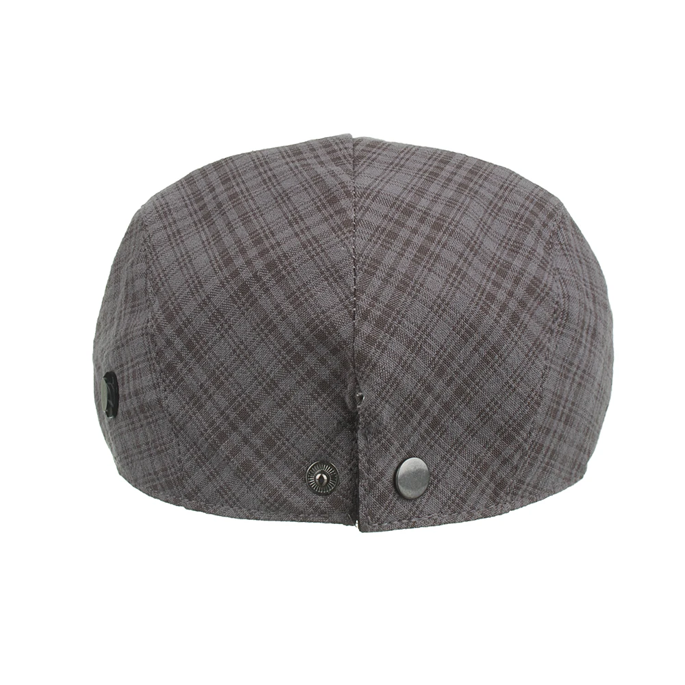 

JOYMAY 2018 New Arrival Spring Berets Caps High quality Unisex Casual grid Peaked Cap Newsboy Hats Visors Casquette Cap Y043