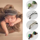 Мило! Детские очки для фотосъемки 10 см в длину для младенцев новорожденных фотореквизиты модные детские фотообои оптом