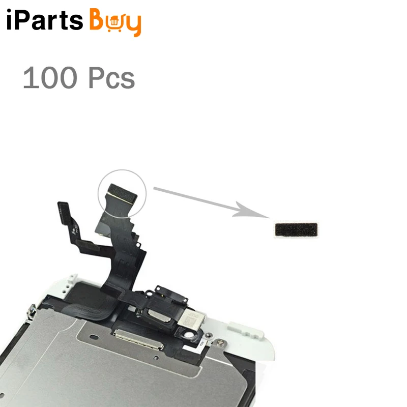 IPartsBuy Новые 100 шт ЖК экран гибкий кабель Губка Пена ломтик колодки для iPhone