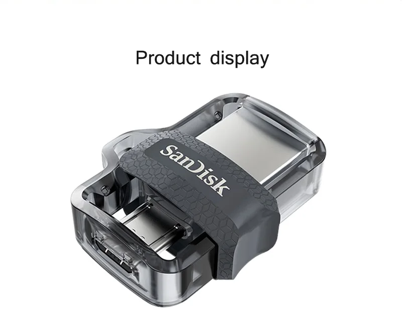 Флеш-накопитель SanDisk USB 3,0, ультра двойной флеш-накопитель OTG, SDD3, 32 ГБ, 64 ГБ, 128 ГБ, флеш-накопитель для всех телефонов Android/планшетных ПК