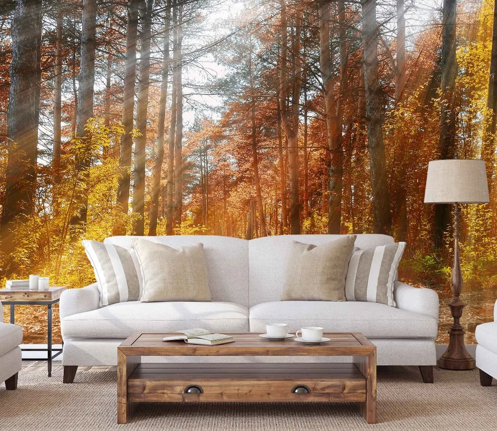 

[Самоклеющиеся] 3D Sunshine Woodland 555 настенная бумага настенная печать настенные наклейки
