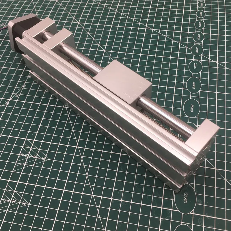 NEMA17 шаговый двигатель Z AXIS слайд-привод комплект 120 мм путешествия Анти-люфт ЧПУ раздвижной маршрутизатор, 3D принтер, плазменный крест слайд комплект