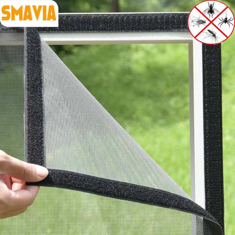 SMAVIA Лидер продаж DIY лето Anti Mosquito оконная сетка из стекловолокна шифрование