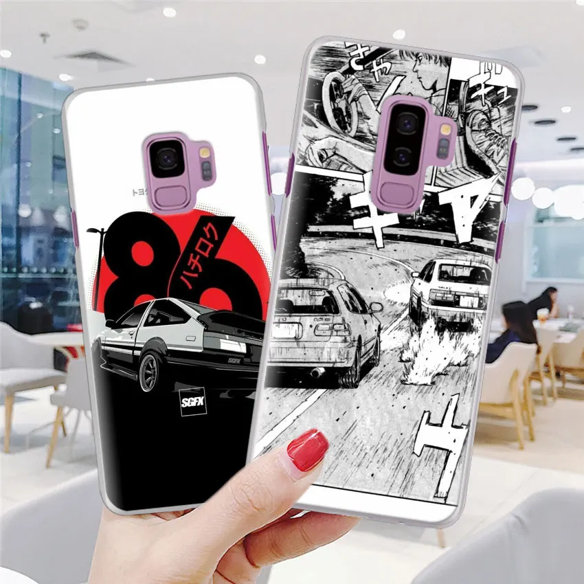 INITIAL D AE86 чехол для телефона для samsung Galaxy S10e S10 плюс S7 S8 S9 Plus, Note 8, 9, 10, плюс S10 5G M20 M30 жесткий чехол Coque