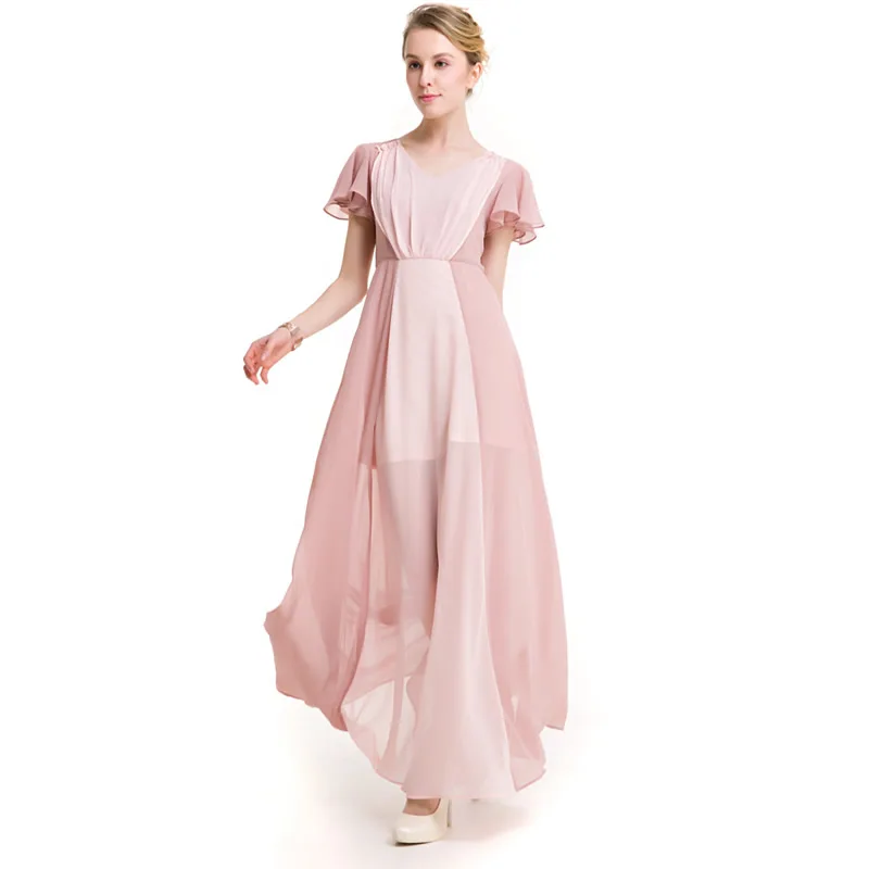 Ukraine Chiffon Women Summer Dress V-neck Office Beach Gothic Zipper Patchwork Transparent Vestido Jewelry Plus Size 3xl | Женская