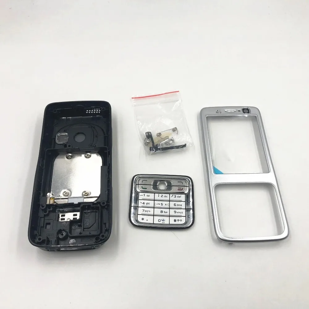 Передняя средняя рамка задняя крышка батарейный отсек для Nokia N73 полный корпус
