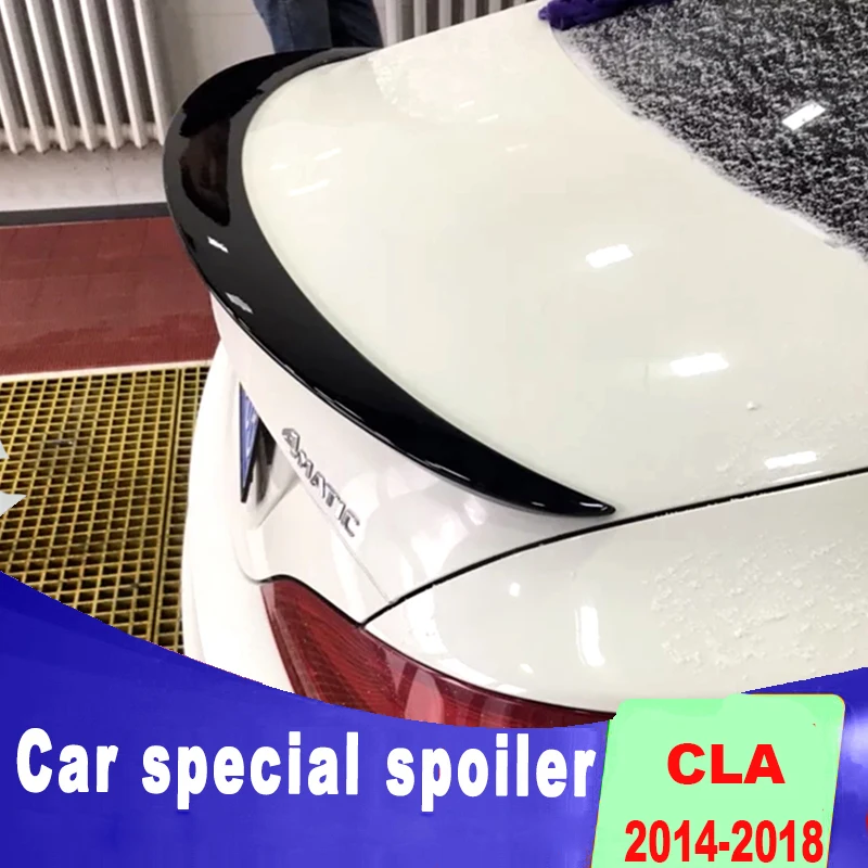 Высокое качество обтекаемые Спойлеры для benz CLA W117 CLA200 CLA220 CAL260 спойлер на задний багажник, крыло от 2013 до