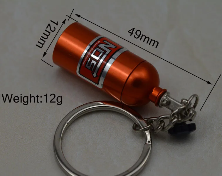Брелок TOYIKIE 10 шт./лот креативный брелок в виде мини бутылки из оксида азота для ключей футляр хранения