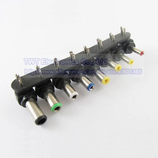 Универсальный адаптер питания постоянного тока с 2 контактами и штекером 10