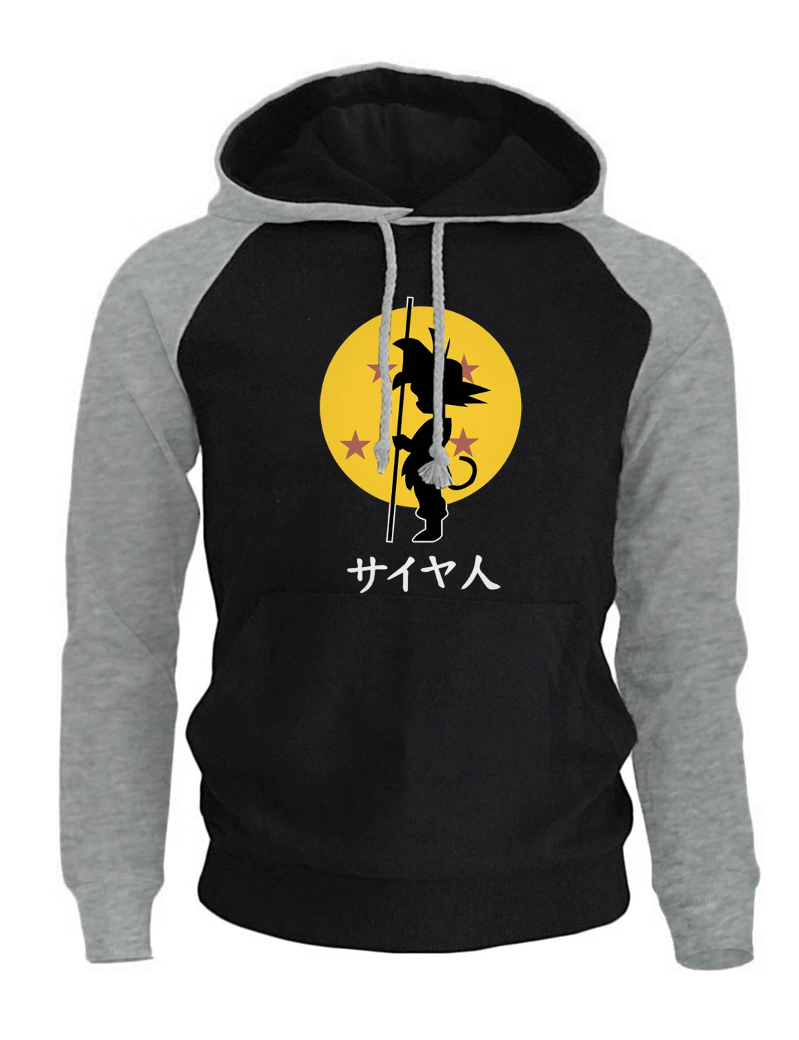 Брендовые толстовки для мужчин 2019 реглан толстовка флисовая с принтом Dragon Ball