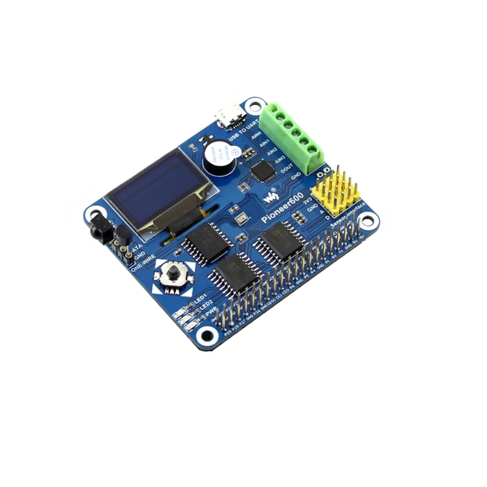 Плата расширения Pioneer600 Raspberry Pi RPI с OLED-дисплеем для A +/B +/2B/3B/3B + WS0002 | Электроника