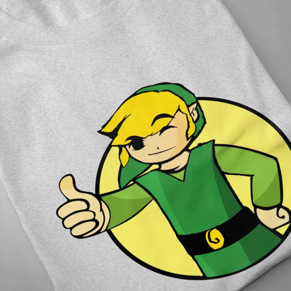 Vault The Legend of Zelda T shirt Male Stylish Tee 100% Cotton Free Shipping Homme Shirt For Student Youth Man Cool | Мужская одежда
