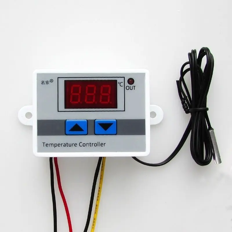 

1PCS 24V Digital LED Temperature Controller 10A Thermostat Control Switch Probe