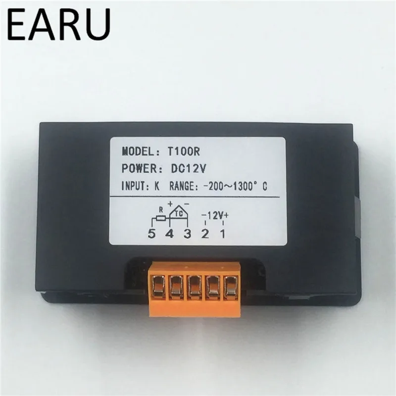 Цифровой измеритель температуры светодиодный дисплей для K PT100 J универсальный