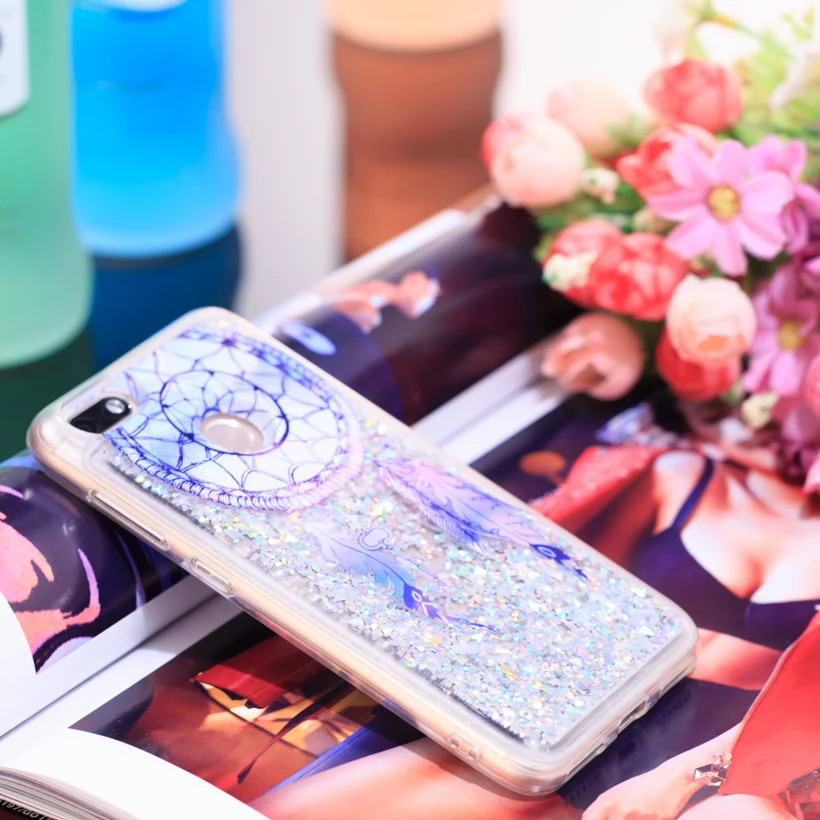 Soaptree чехол для телефона для huawei Nova Lite Y6 Pro P9 lite mini Enjoy 7 5,0 дюймов Блестящий жидкий Мягкий ТПУ чехол