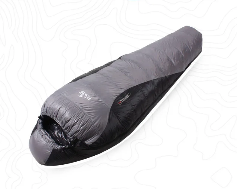 Hewolf HW-S1583(180+ 30)* 75 см 1200 г/800 г утиный пух наполнение взрослых Кемпинг удобный Профессиональный спальный мешок