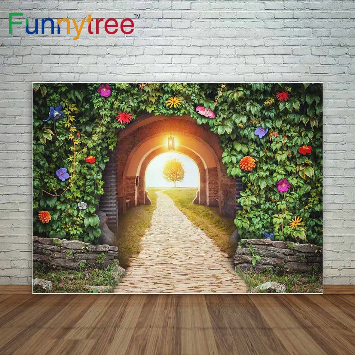 

Новый фон для фотосъемки Funnytree с изображением таинственных ворот входа в раю