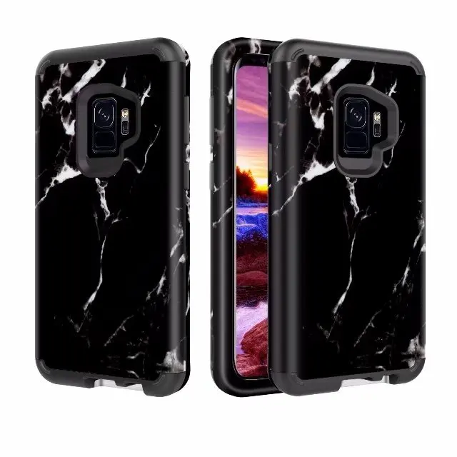 Противоударный защитный чехол с мраморным узором для Samsung Galaxy S9/S9 plus |