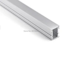 10 x 1m setslot 6000 series aluminium profile for led strips and strong cover u profile channel for outdoor ground lights
