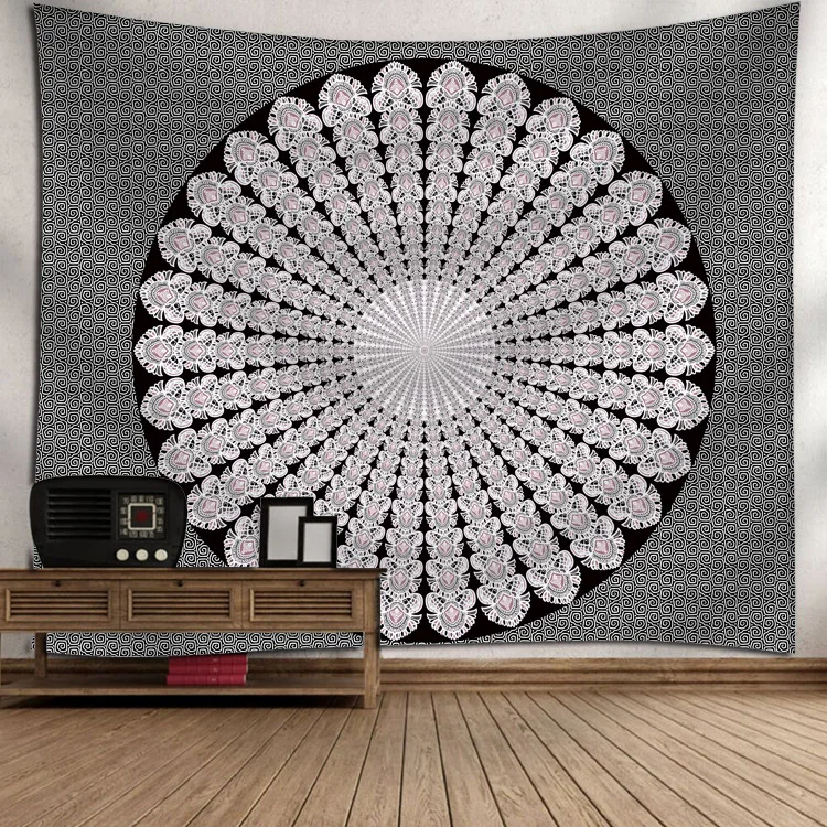 Tapestry Индийская МАНДАЛА ГОБЕЛЕН настенный песчаный пляж пледы ковер одеяло палатка туристический матрас богемный спальный коврик гобелен - Цвет: Tapestry
