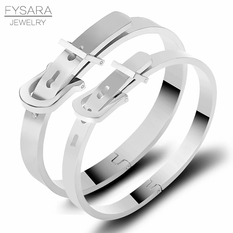 FYSARA из нержавеющей стали пряжки запястья браслеты для пояса модные мужчин и