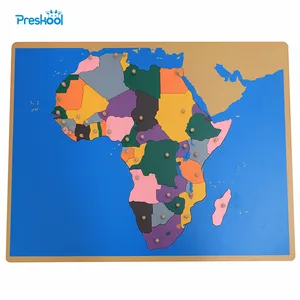 Детская игрушка головоломка Монтессори, Карта Африки, обучение и образование, раннее образование, детские игрушки, игрушки, игрушки