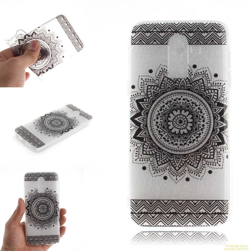For Coque Samsung J8 2018 Soft TPU Cover flowers series Printed Silicone Cases Galaxy Phone Case fundas capas etui | Мобильные