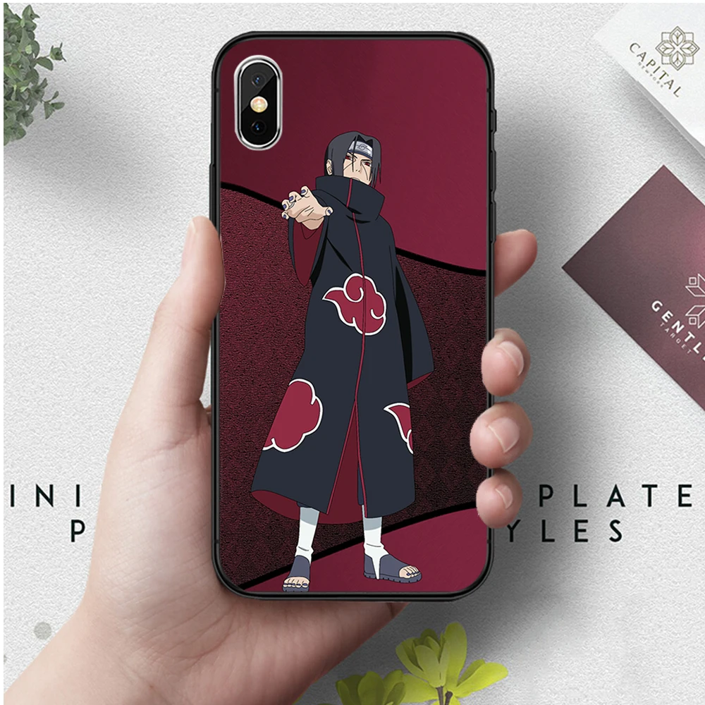 7 Lavaza Наруто Акацуки умный силикон чехол для iPhone 5 5S 6 6 S Plus 7 8 X XS Max XR - Цвет: 7