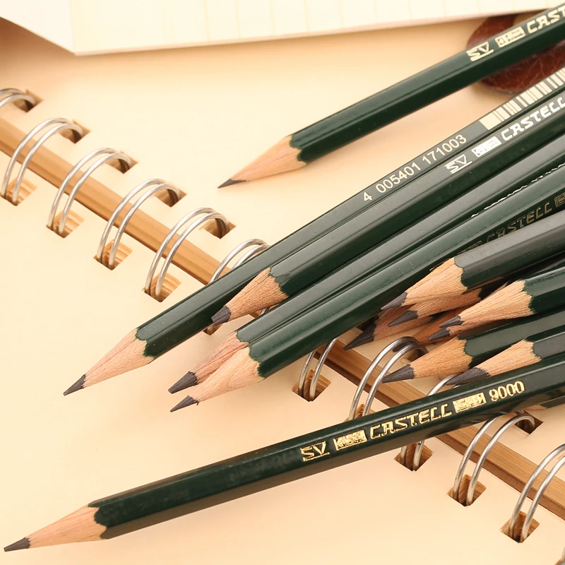 [Faber-Castell] 9000 серия карандашей, карандаши для рисования, деревянные Профессиональные Немецкие Премиум карандаши для рисования, 16 шт