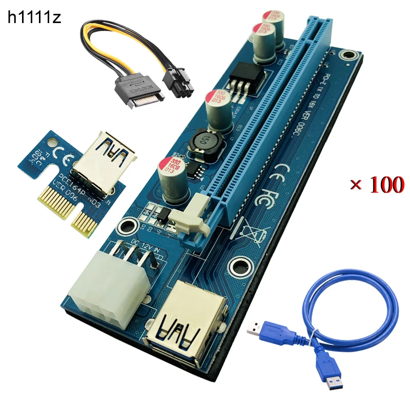 Карта расширения PCI-E 60 см USB 100 SATA на 6 контактов 3 0 шт. | Компьютеры и офис