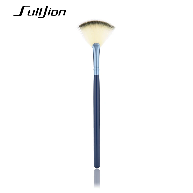 Тонкая веерообразная пудра консилор хайлайтер для макияжа кисть нейл арта