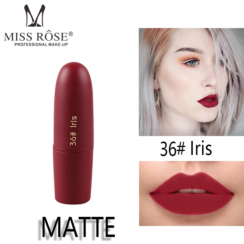 Miss Rose матовая губная помада 24 цвета карандаш водостойкая долговечная Татуировка