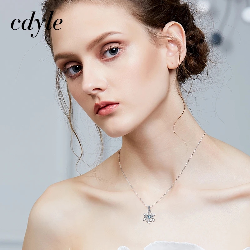 Cdyle Танцы камень ожерелье Женские Подвески украшенные кристаллами модные